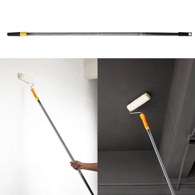 Paint Roller Extension Stainless Steel Paint Roller Telescopic Stick  Extender Pole For Painting Portable Wall Painting Supplies - AliExpress